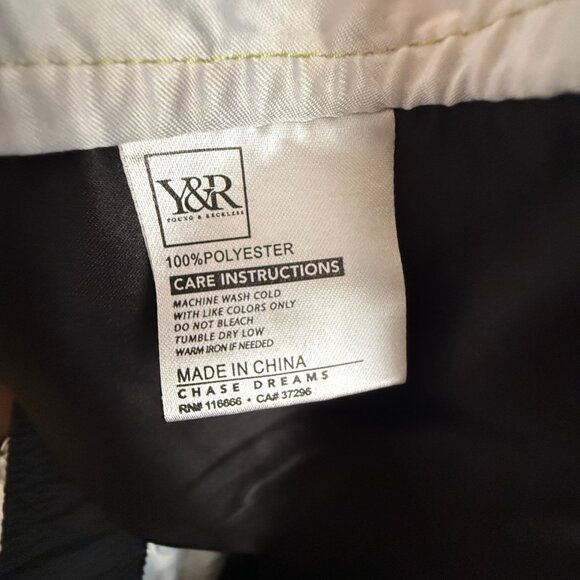 Y&R Yng & Reckless XS Black & Yellow Athletic Shorts - Picture 5 of 5